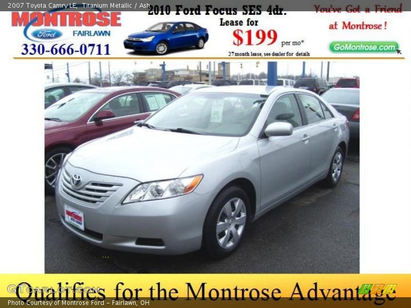 Titanium Metallic / Ash 2007 Toyota Camry LE