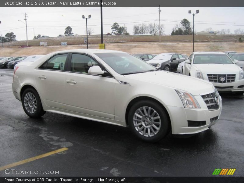 Vanilla Latte / Cashmere/Cocoa 2010 Cadillac CTS 3.0 Sedan