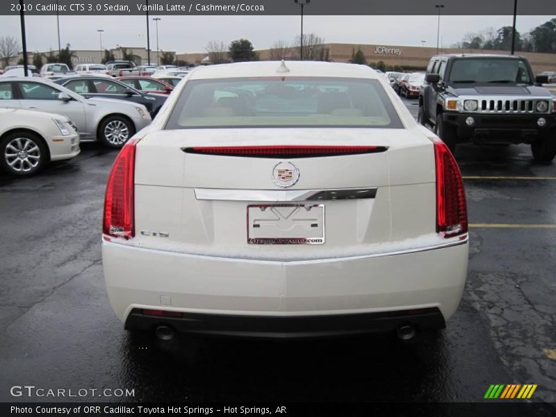 Vanilla Latte / Cashmere/Cocoa 2010 Cadillac CTS 3.0 Sedan