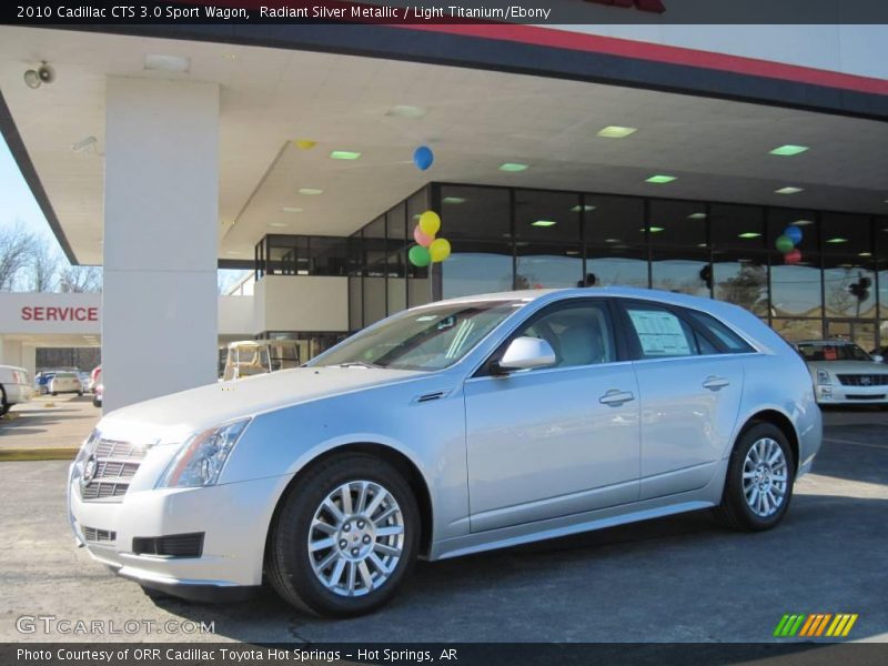 Radiant Silver Metallic / Light Titanium/Ebony 2010 Cadillac CTS 3.0 Sport Wagon