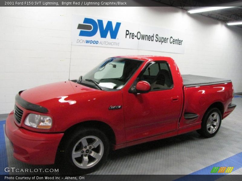 Bright Red / Lightning Graphite/Black 2001 Ford F150 SVT Lightning