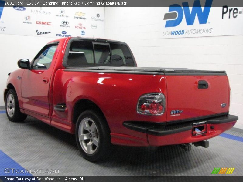 Bright Red / Lightning Graphite/Black 2001 Ford F150 SVT Lightning
