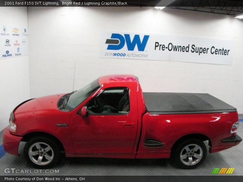 Bright Red / Lightning Graphite/Black 2001 Ford F150 SVT Lightning