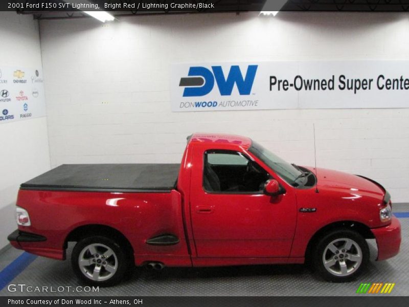 Bright Red / Lightning Graphite/Black 2001 Ford F150 SVT Lightning