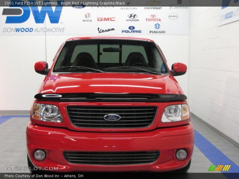 Bright Red / Lightning Graphite/Black 2001 Ford F150 SVT Lightning
