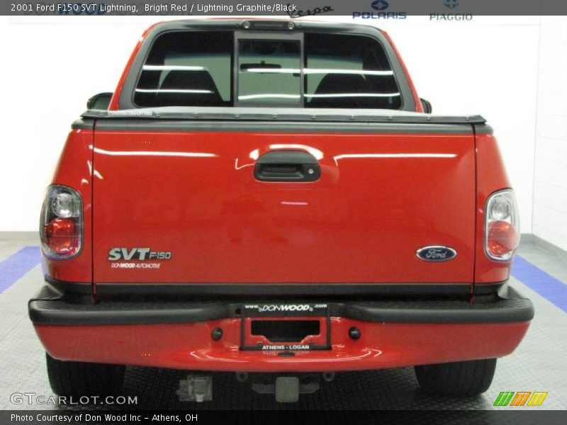 Bright Red / Lightning Graphite/Black 2001 Ford F150 SVT Lightning