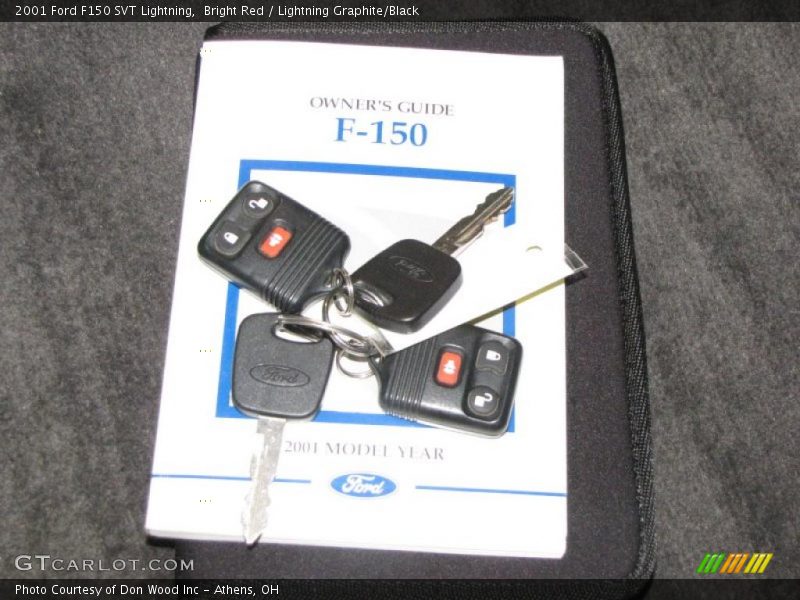 Bright Red / Lightning Graphite/Black 2001 Ford F150 SVT Lightning