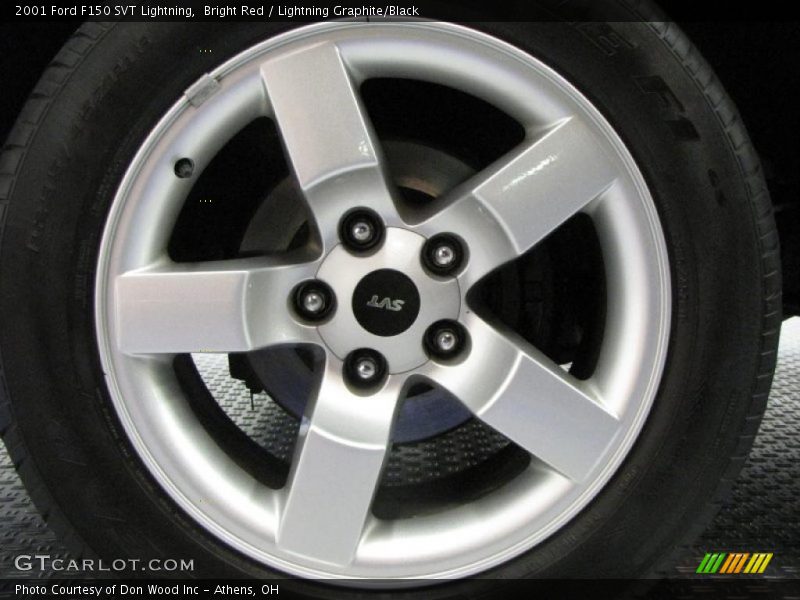 Bright Red / Lightning Graphite/Black 2001 Ford F150 SVT Lightning