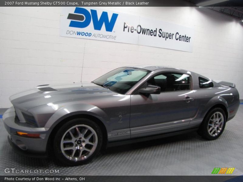 Tungsten Grey Metallic / Black Leather 2007 Ford Mustang Shelby GT500 Coupe