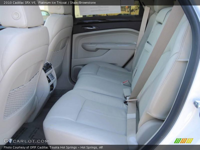 Platinum Ice Tricoat / Shale/Brownstone 2010 Cadillac SRX V6