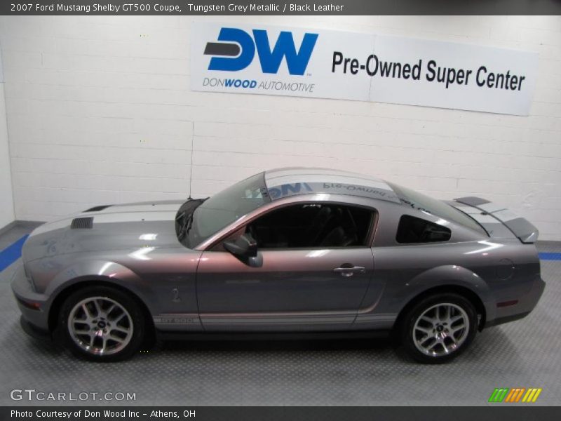 Tungsten Grey Metallic / Black Leather 2007 Ford Mustang Shelby GT500 Coupe