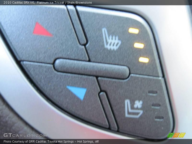 Platinum Ice Tricoat / Shale/Brownstone 2010 Cadillac SRX V6