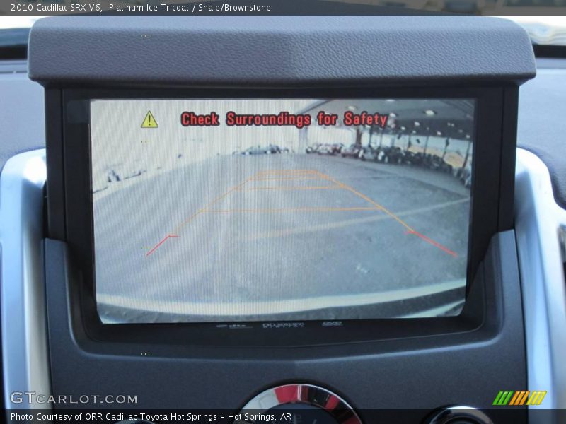 Platinum Ice Tricoat / Shale/Brownstone 2010 Cadillac SRX V6