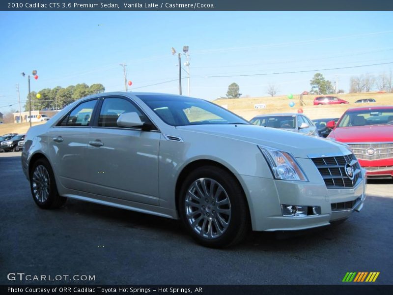 Vanilla Latte / Cashmere/Cocoa 2010 Cadillac CTS 3.6 Premium Sedan