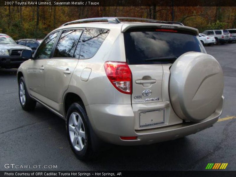 Savannah Metallic / Taupe 2007 Toyota RAV4 Limited