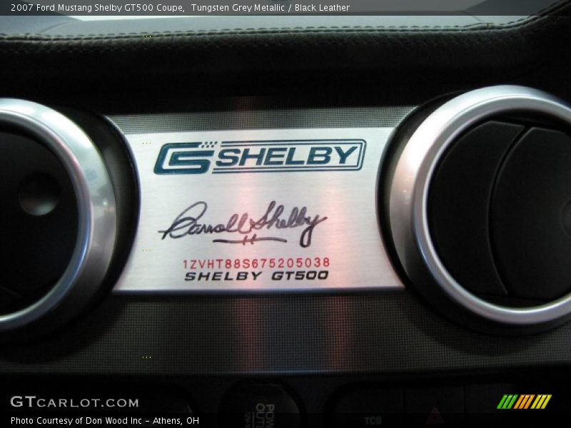 Tungsten Grey Metallic / Black Leather 2007 Ford Mustang Shelby GT500 Coupe