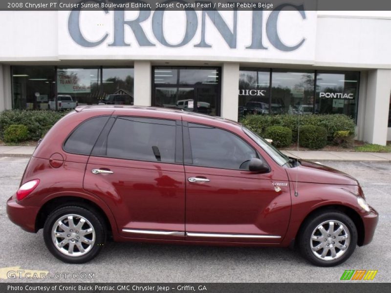 Sunset Crystal Pearl / Pastel Pebble Beige 2008 Chrysler PT Cruiser Sunset Boulevard Edition