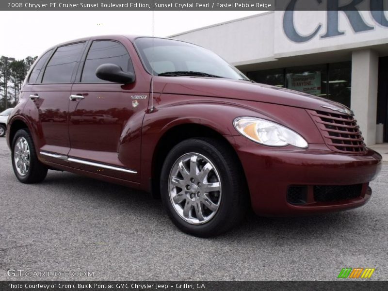 Sunset Crystal Pearl / Pastel Pebble Beige 2008 Chrysler PT Cruiser Sunset Boulevard Edition