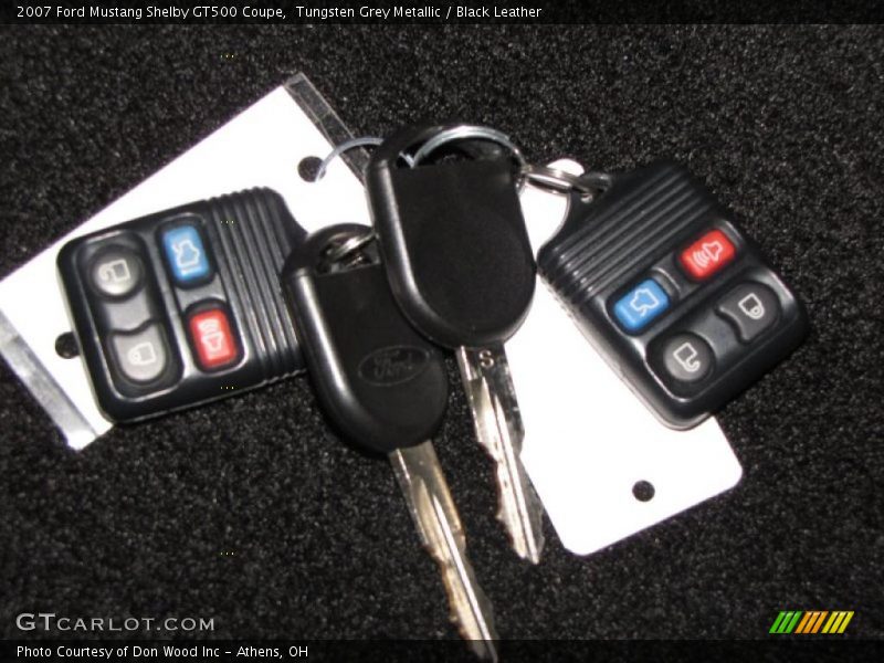 Tungsten Grey Metallic / Black Leather 2007 Ford Mustang Shelby GT500 Coupe