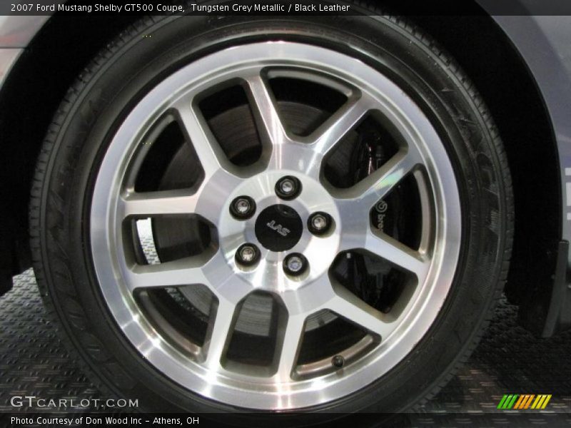 Tungsten Grey Metallic / Black Leather 2007 Ford Mustang Shelby GT500 Coupe
