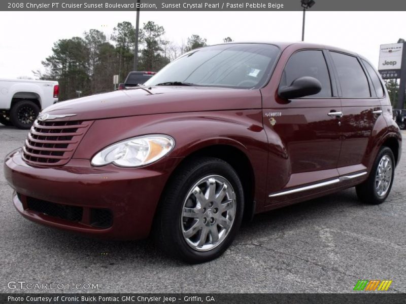 Sunset Crystal Pearl / Pastel Pebble Beige 2008 Chrysler PT Cruiser Sunset Boulevard Edition