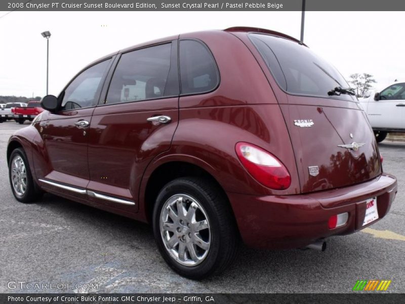 Sunset Crystal Pearl / Pastel Pebble Beige 2008 Chrysler PT Cruiser Sunset Boulevard Edition