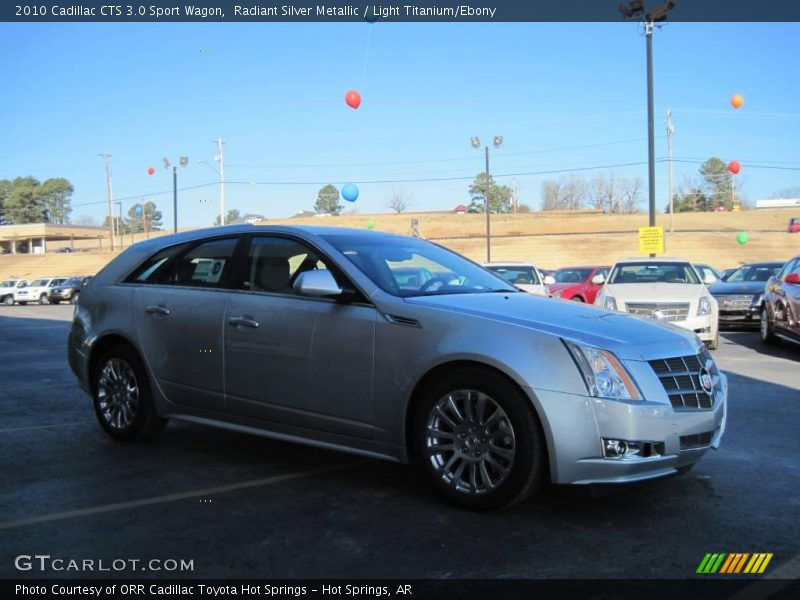 Radiant Silver Metallic / Light Titanium/Ebony 2010 Cadillac CTS 3.0 Sport Wagon