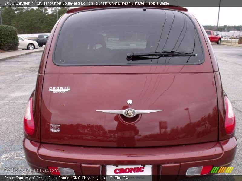 Sunset Crystal Pearl / Pastel Pebble Beige 2008 Chrysler PT Cruiser Sunset Boulevard Edition