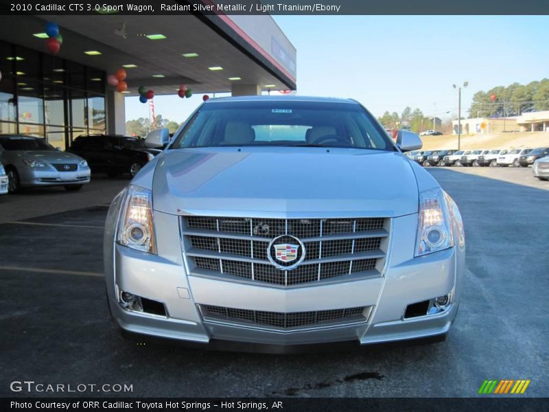 Radiant Silver Metallic / Light Titanium/Ebony 2010 Cadillac CTS 3.0 Sport Wagon