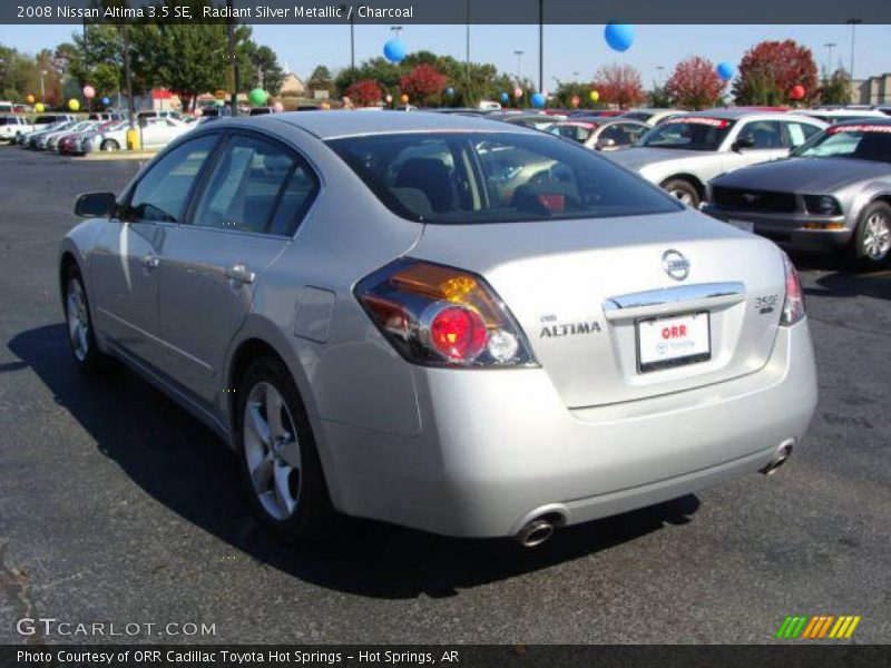 Radiant Silver Metallic / Charcoal 2008 Nissan Altima 3.5 SE