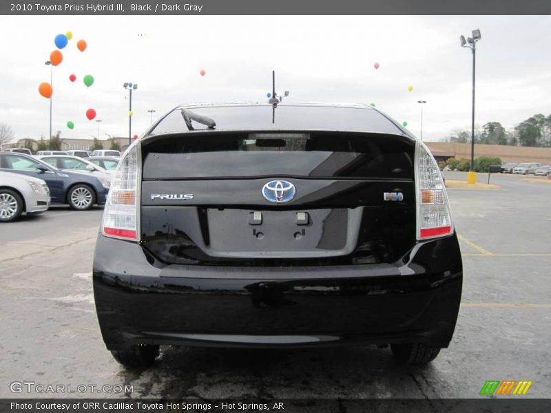 Black / Dark Gray 2010 Toyota Prius Hybrid III