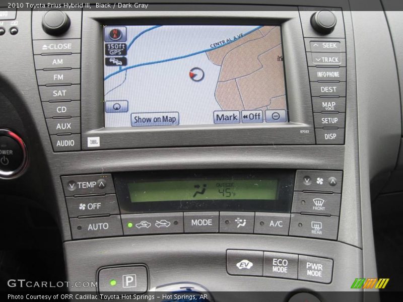 Black / Dark Gray 2010 Toyota Prius Hybrid III