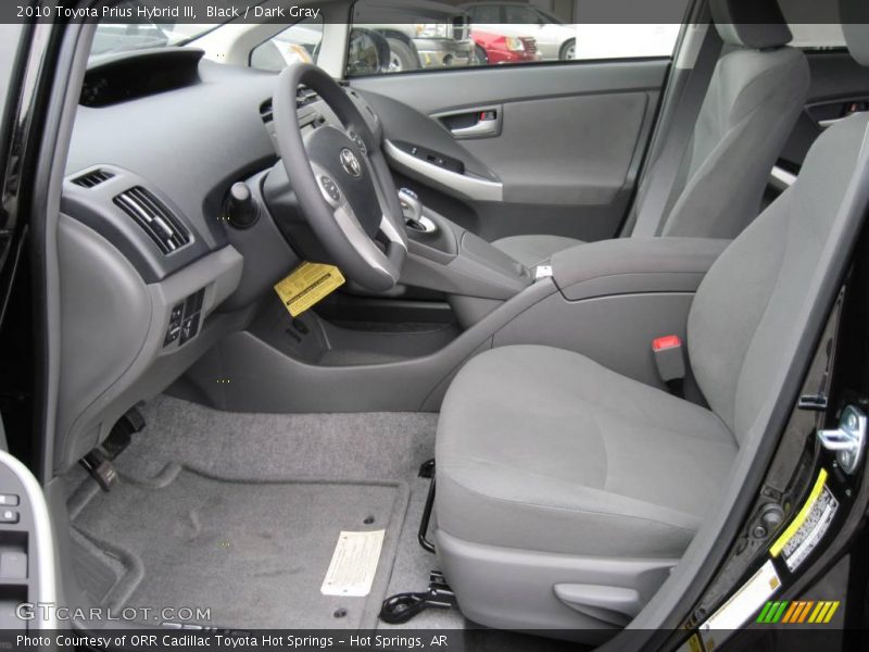 Black / Dark Gray 2010 Toyota Prius Hybrid III