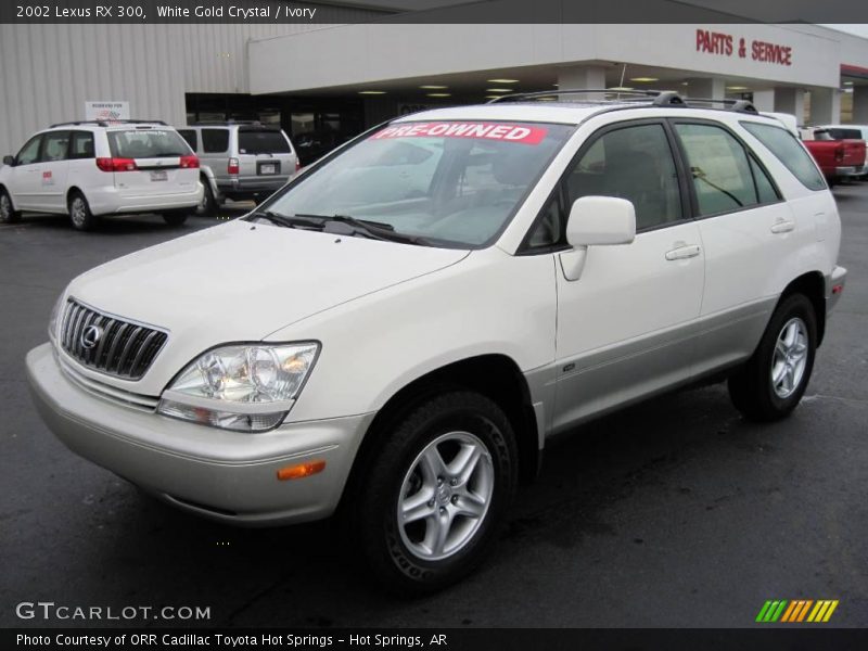 White Gold Crystal / Ivory 2002 Lexus RX 300