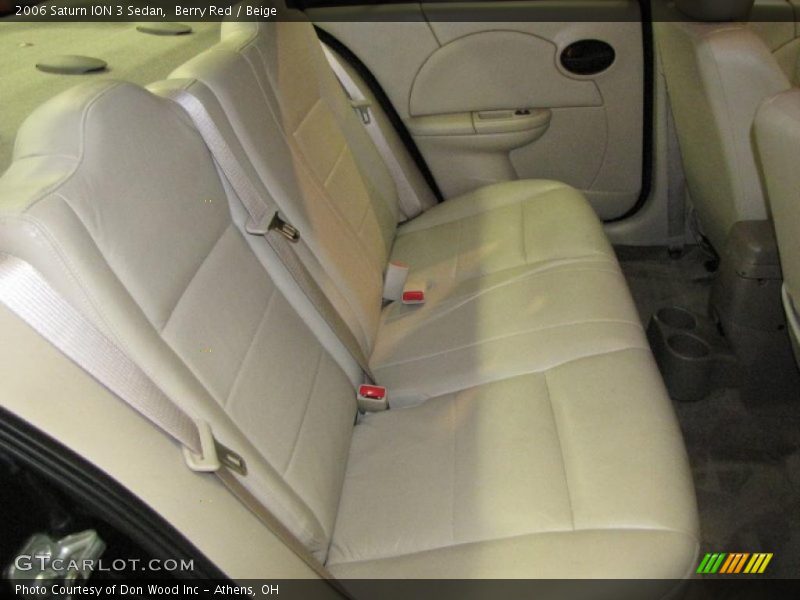 Berry Red / Beige 2006 Saturn ION 3 Sedan