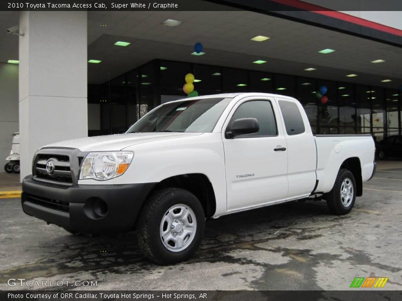 Super White / Graphite 2010 Toyota Tacoma Access Cab