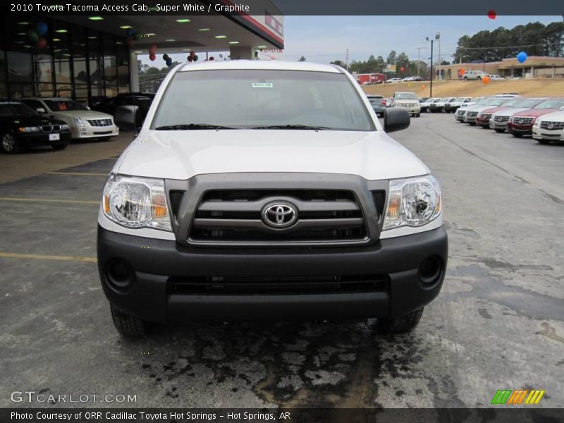 Super White / Graphite 2010 Toyota Tacoma Access Cab