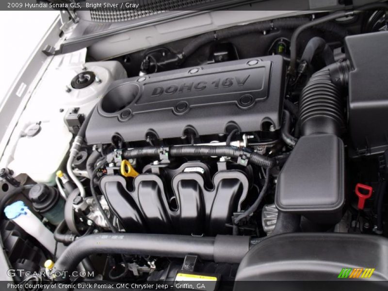 Bright Silver / Gray 2009 Hyundai Sonata GLS