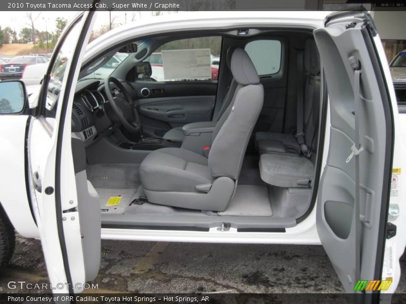 Super White / Graphite 2010 Toyota Tacoma Access Cab