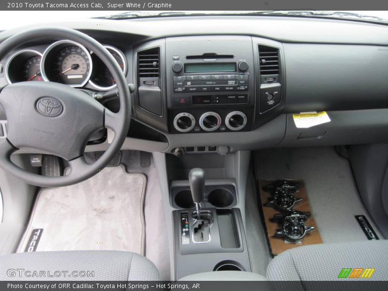 Super White / Graphite 2010 Toyota Tacoma Access Cab