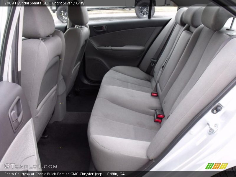 Bright Silver / Gray 2009 Hyundai Sonata GLS