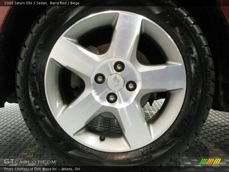 Berry Red / Beige 2006 Saturn ION 3 Sedan