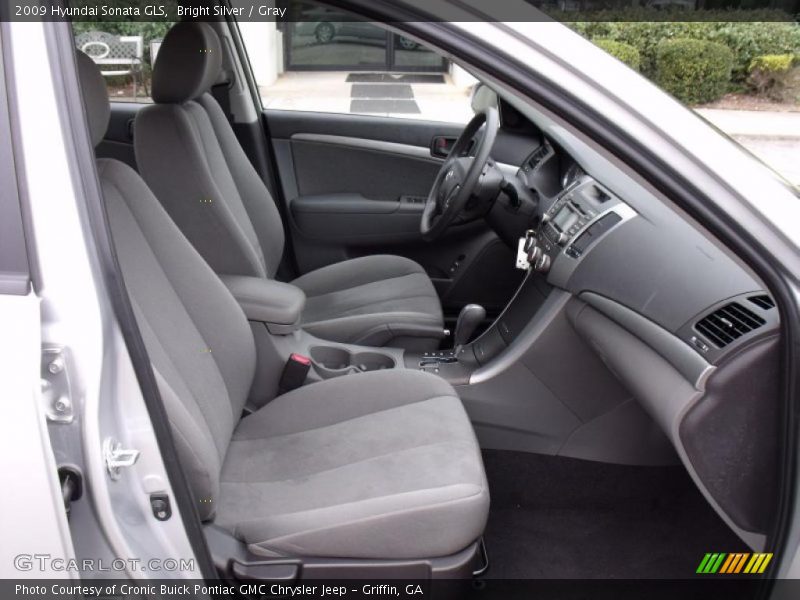 Bright Silver / Gray 2009 Hyundai Sonata GLS