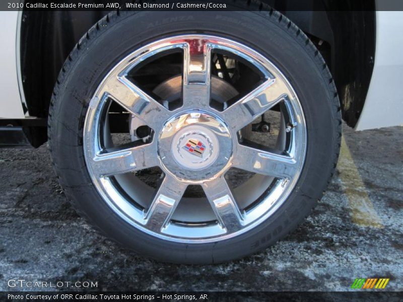 White Diamond / Cashmere/Cocoa 2010 Cadillac Escalade Premium AWD