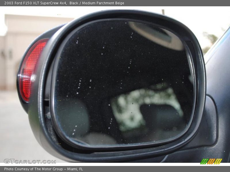 Black / Medium Parchment Beige 2003 Ford F150 XLT SuperCrew 4x4