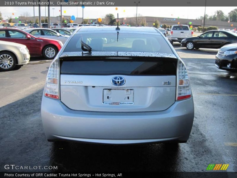 Classic Silver Metallic / Dark Gray 2010 Toyota Prius Hybrid IV