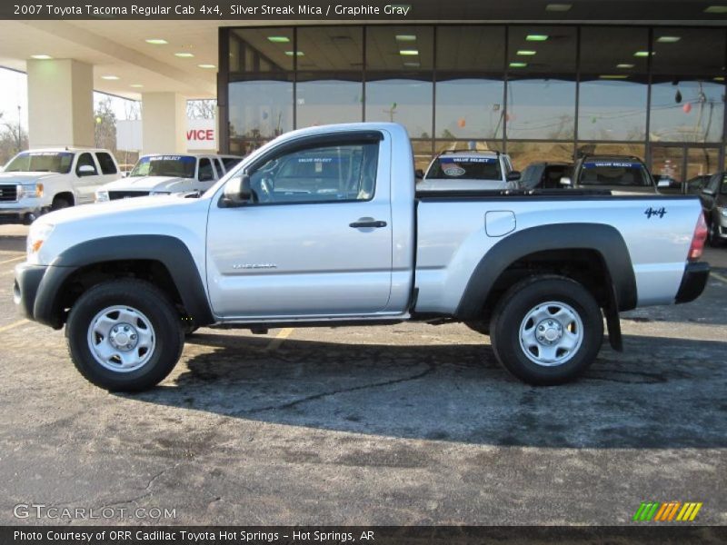 Silver Streak Mica / Graphite Gray 2007 Toyota Tacoma Regular Cab 4x4