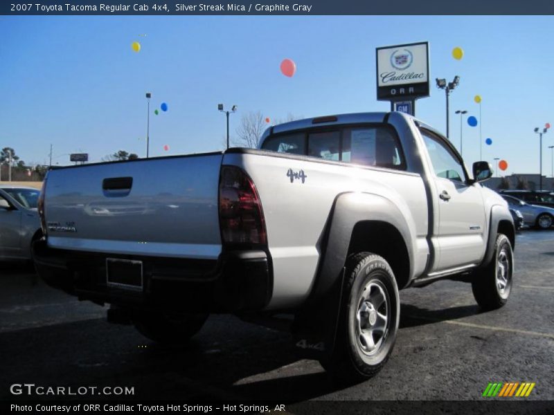 Silver Streak Mica / Graphite Gray 2007 Toyota Tacoma Regular Cab 4x4