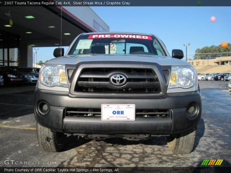 Silver Streak Mica / Graphite Gray 2007 Toyota Tacoma Regular Cab 4x4