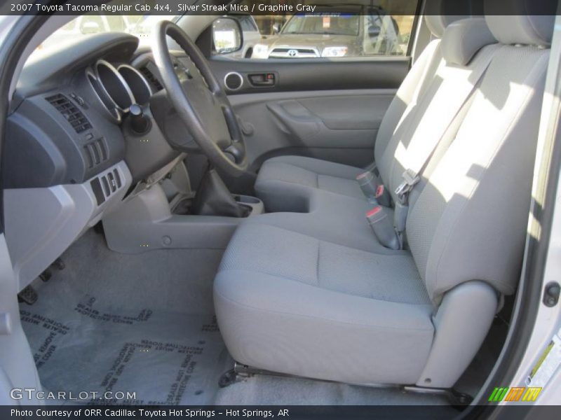 Silver Streak Mica / Graphite Gray 2007 Toyota Tacoma Regular Cab 4x4
